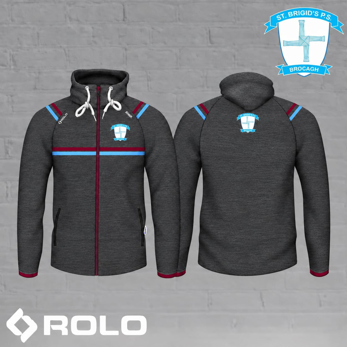 St Brigid’s Brocagh Ps Staff - Full Zip Hooded Jacket