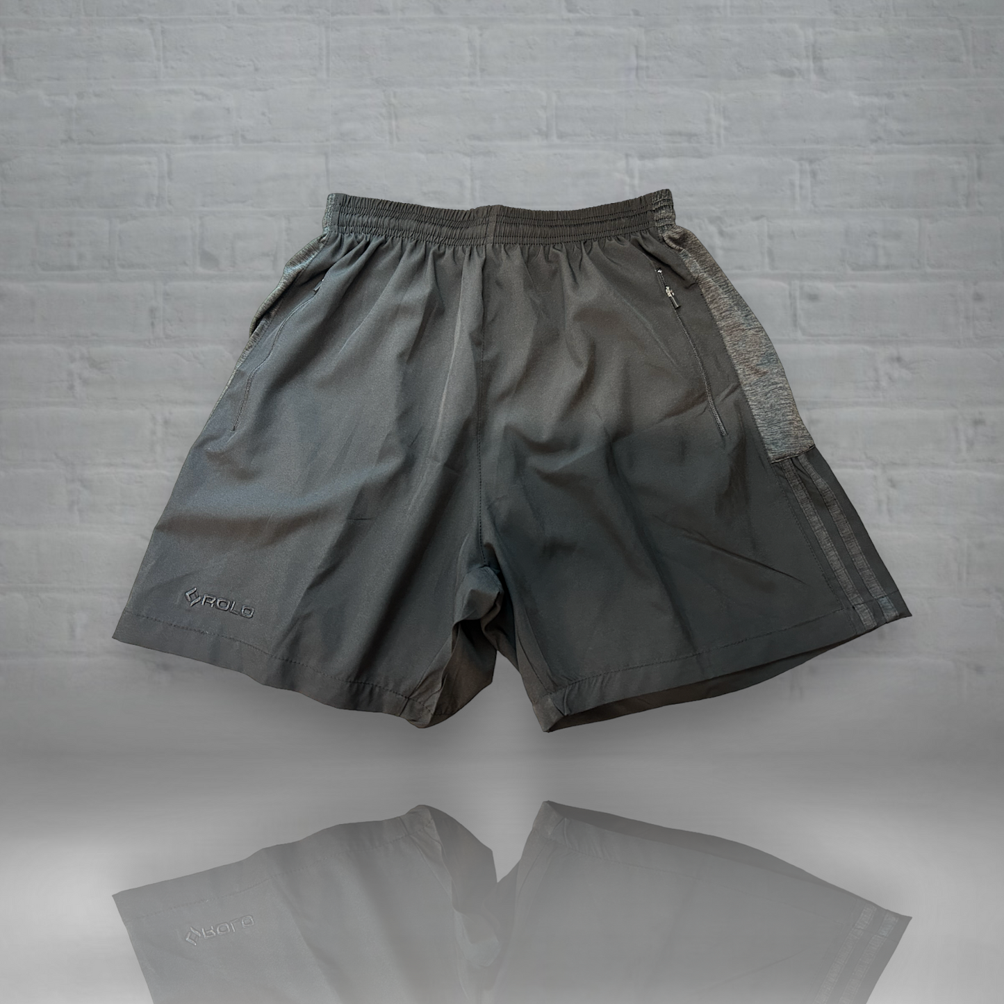 Black Mélange Leisure Shorts