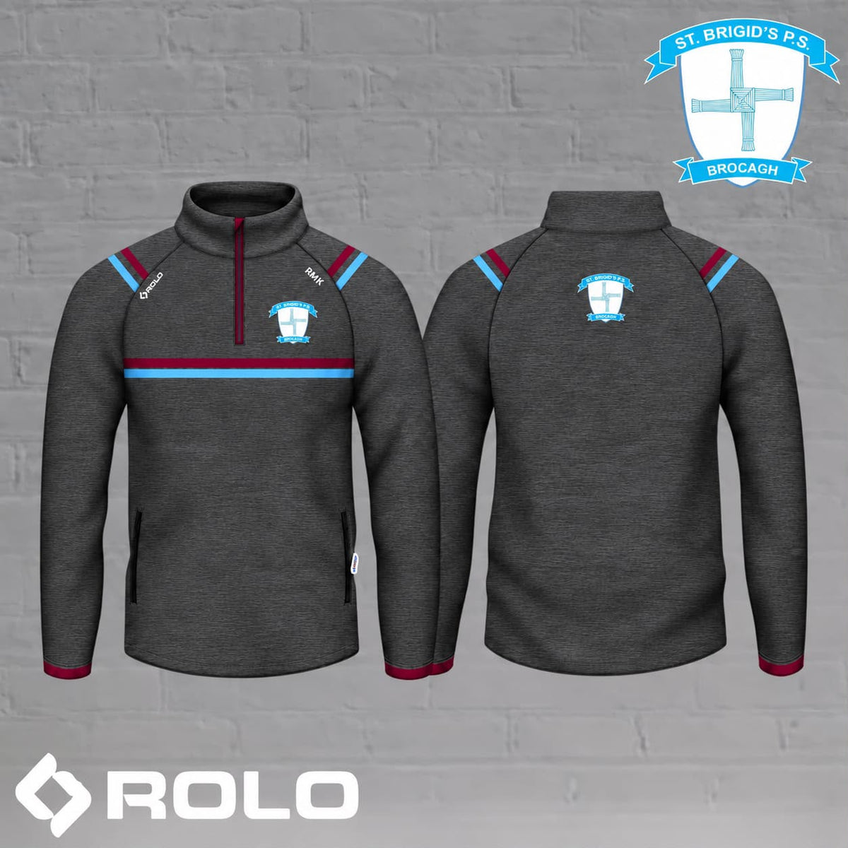 St Brigid’s Brocagh Ps Staff -Half Zip Jacket