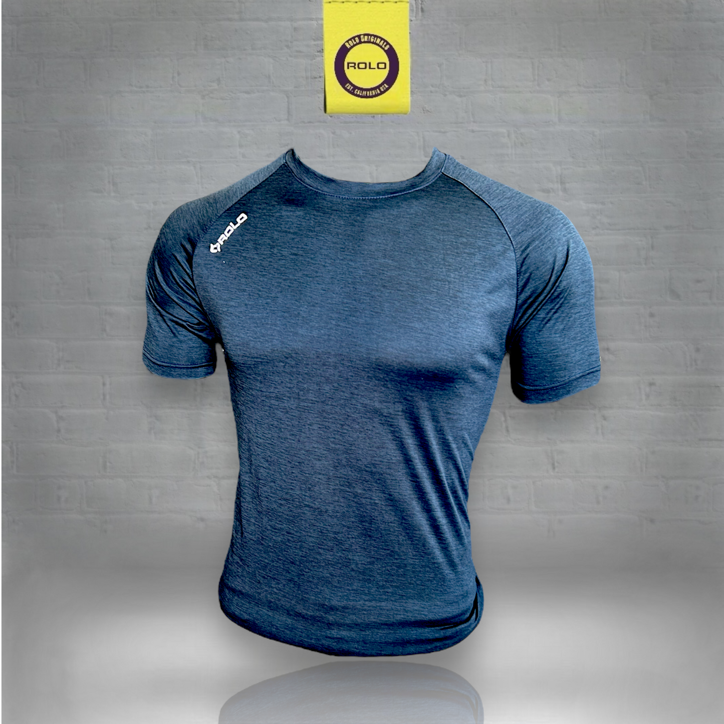 Navy Mélange Training T-Shirt