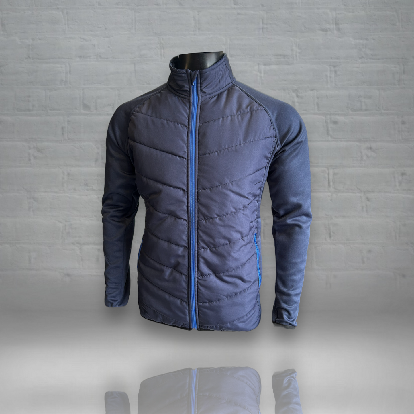 Navy/Royal Blue Hybrid Padded Jacket