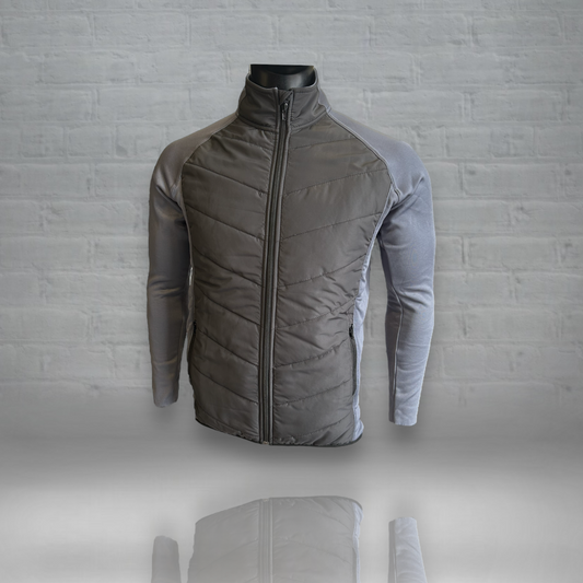Light Grey Hybrid Padded Jacket
