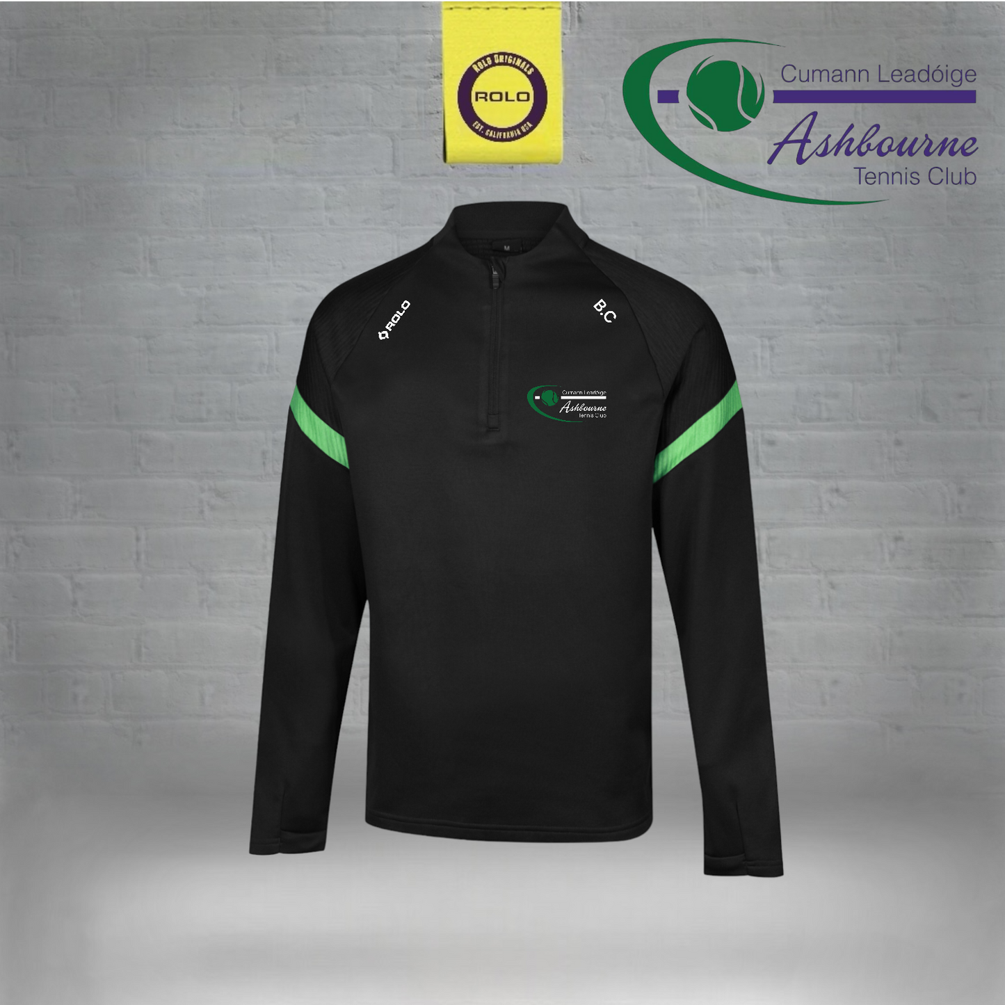 Ashbourne Tennis Club - Half Zip Top