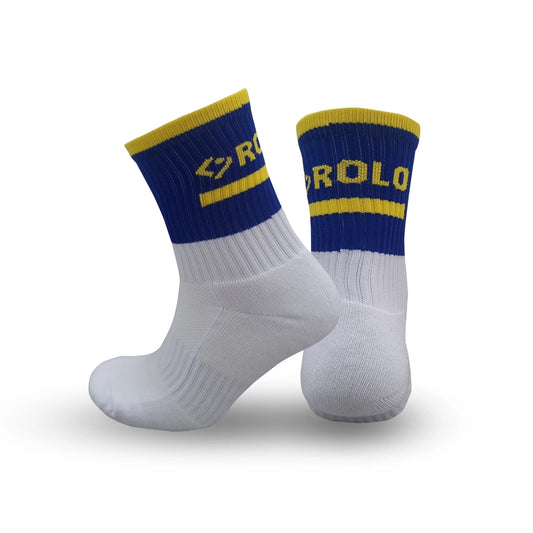 Core Mid-Socks - Blue/Yellow