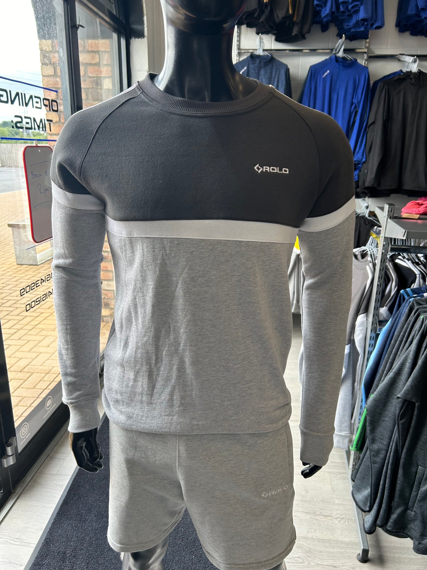 Rolo Original Charcoal Grey Cotton Jumpers