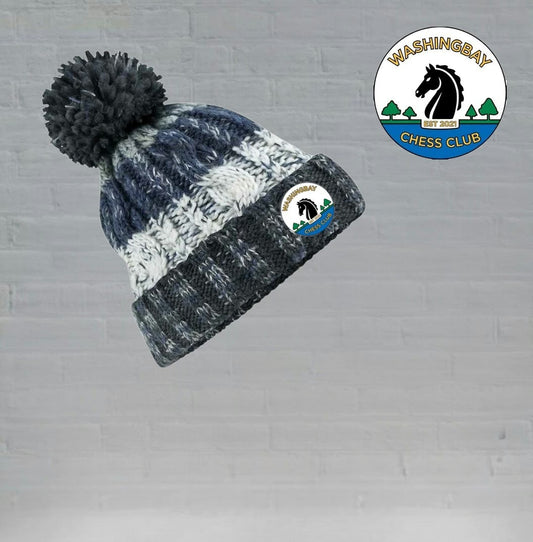 Washingbay Chess Club- Beanie/Bobble Hat