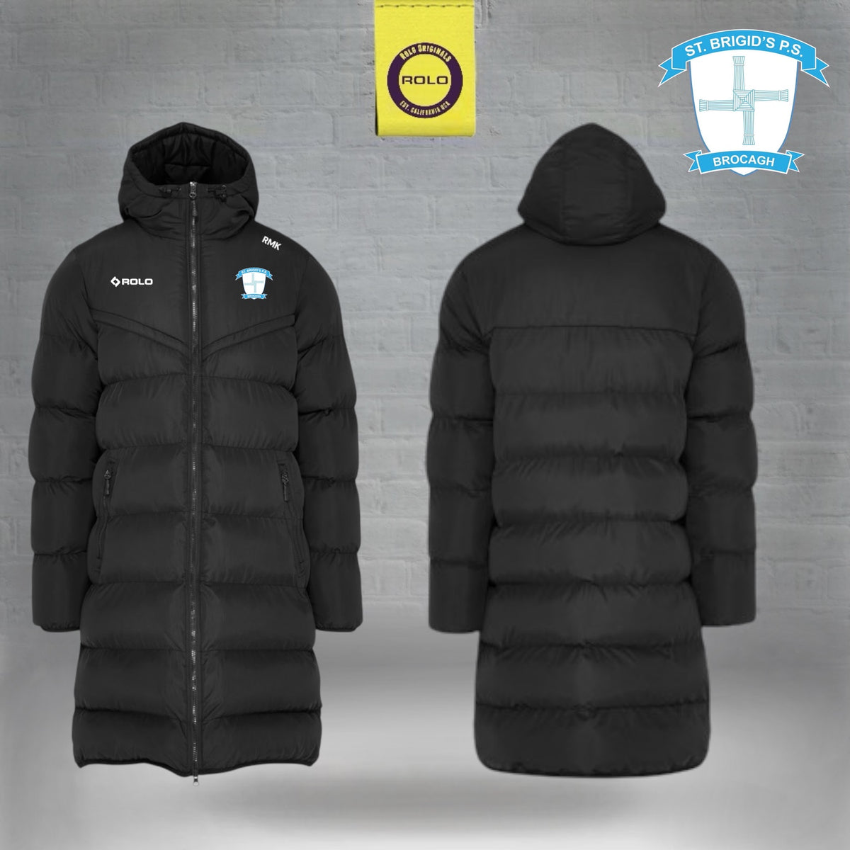 St Brigid’s Brocagh Ps Staff– 3/4 Length Padded Jacket