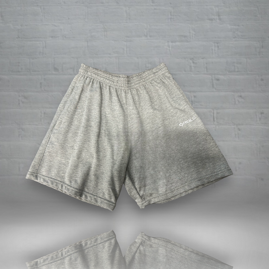 Grey Cotton Leisure Shorts