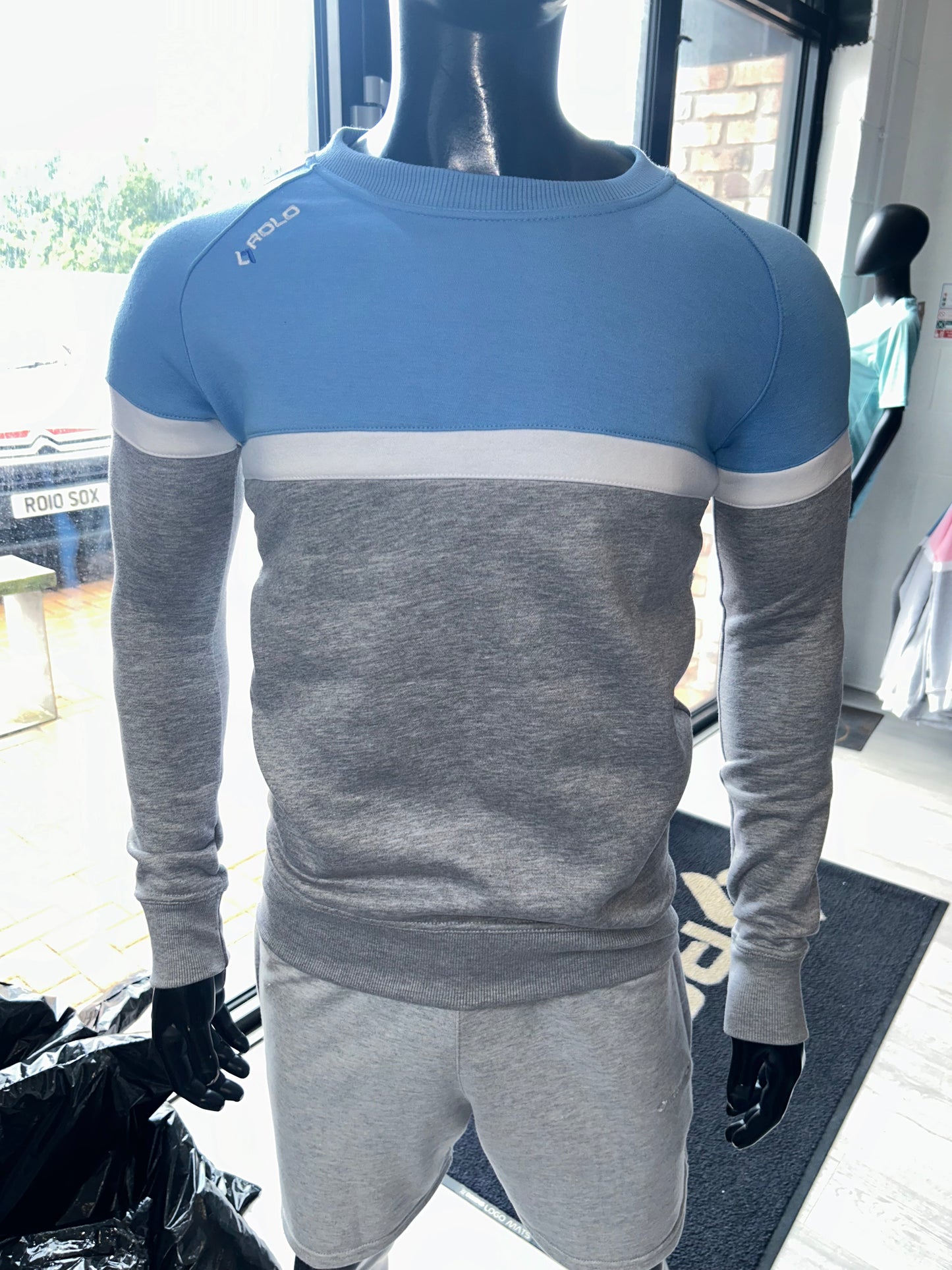 Rolo Original Sky Blue Cotton Jumpers