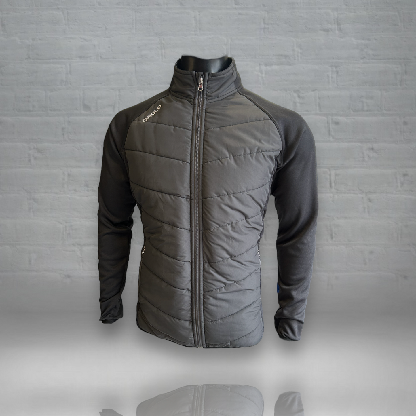 Dark Grey Hybrid Padded Jacket