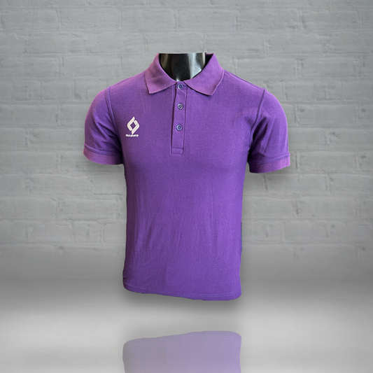 Purple Cotton Polo Shirt