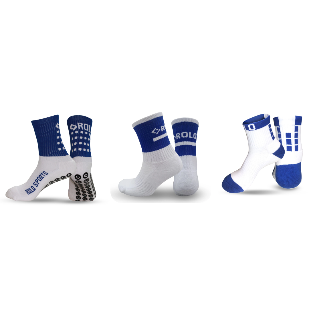 Blue and White Sock Bundle