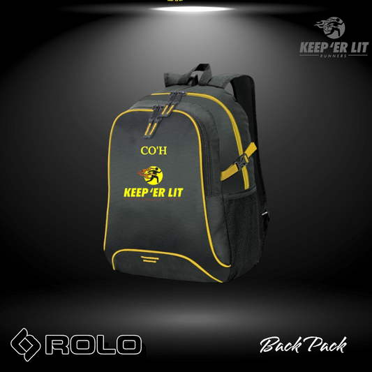 Keep 'Er Lit Runners – Back Pack