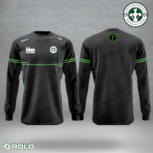 Donaghmore FC – Black Melange Crew Neck Jumper