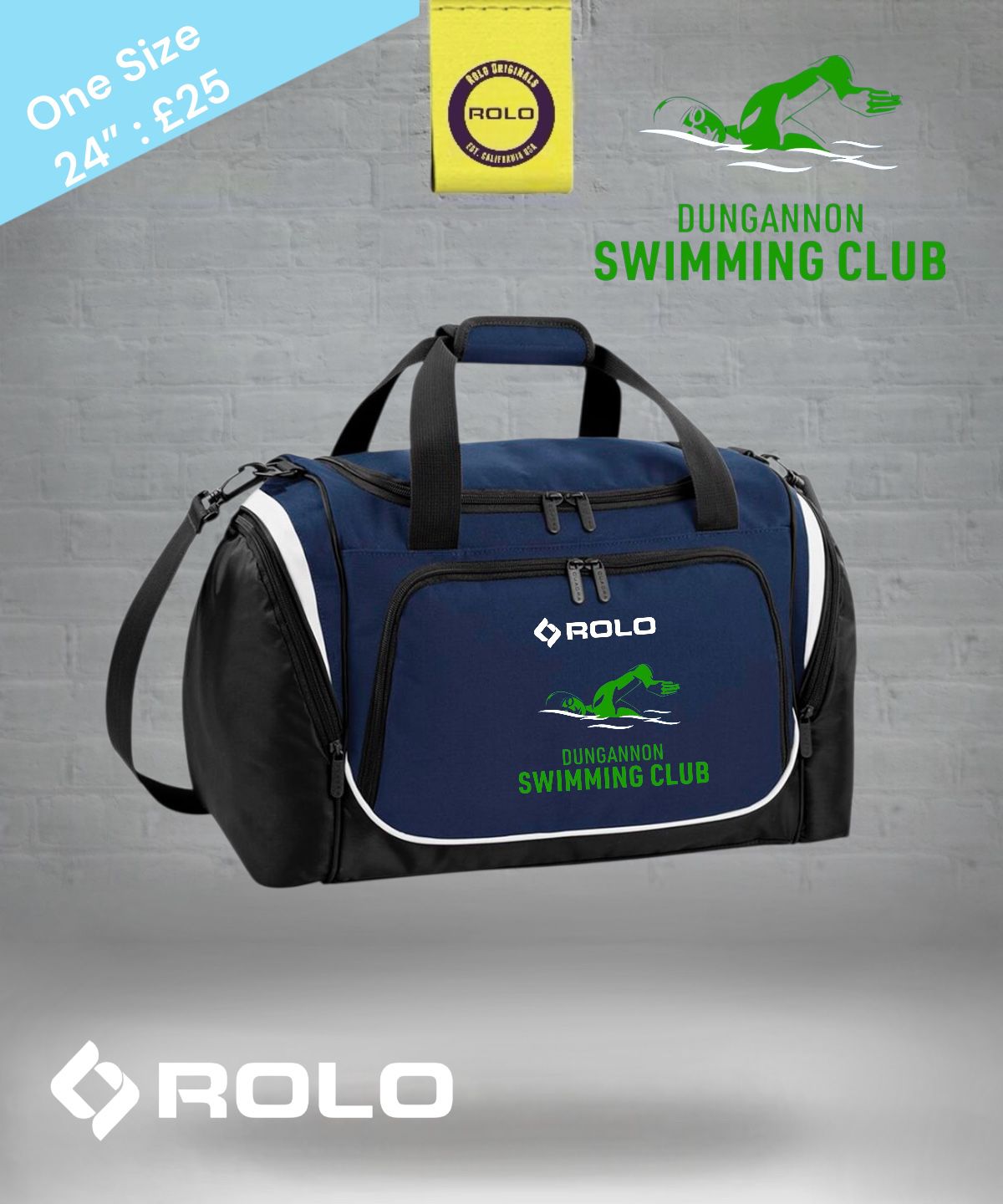 Dungannon Swim Club – 24" Kitbag