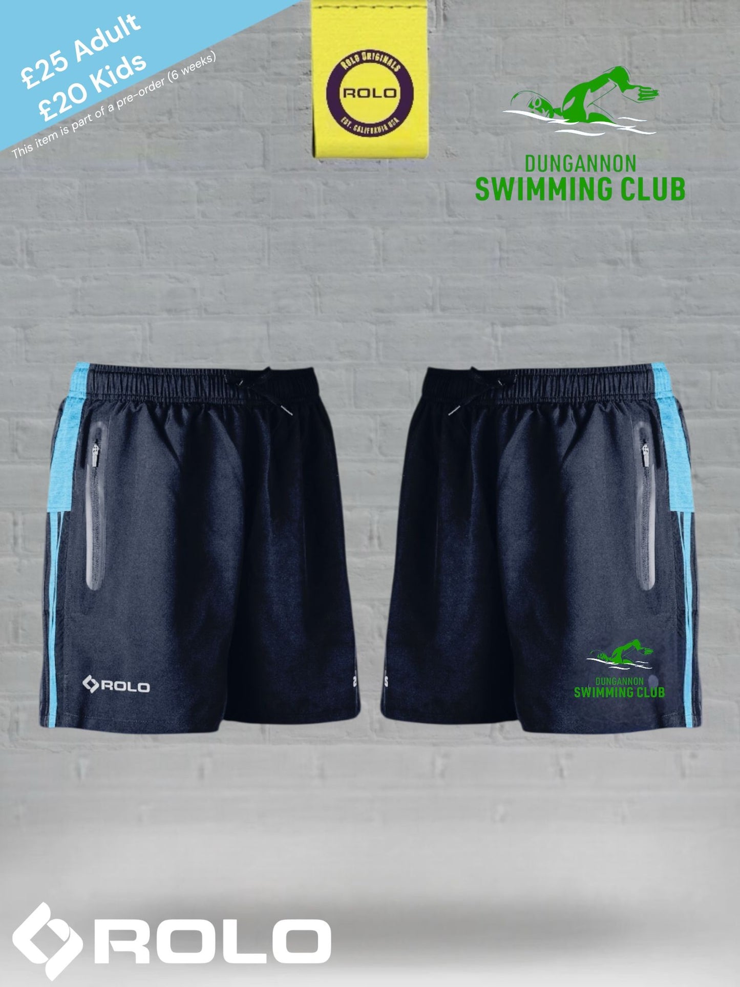 Dungannon Swim Club - Leisure Shorts