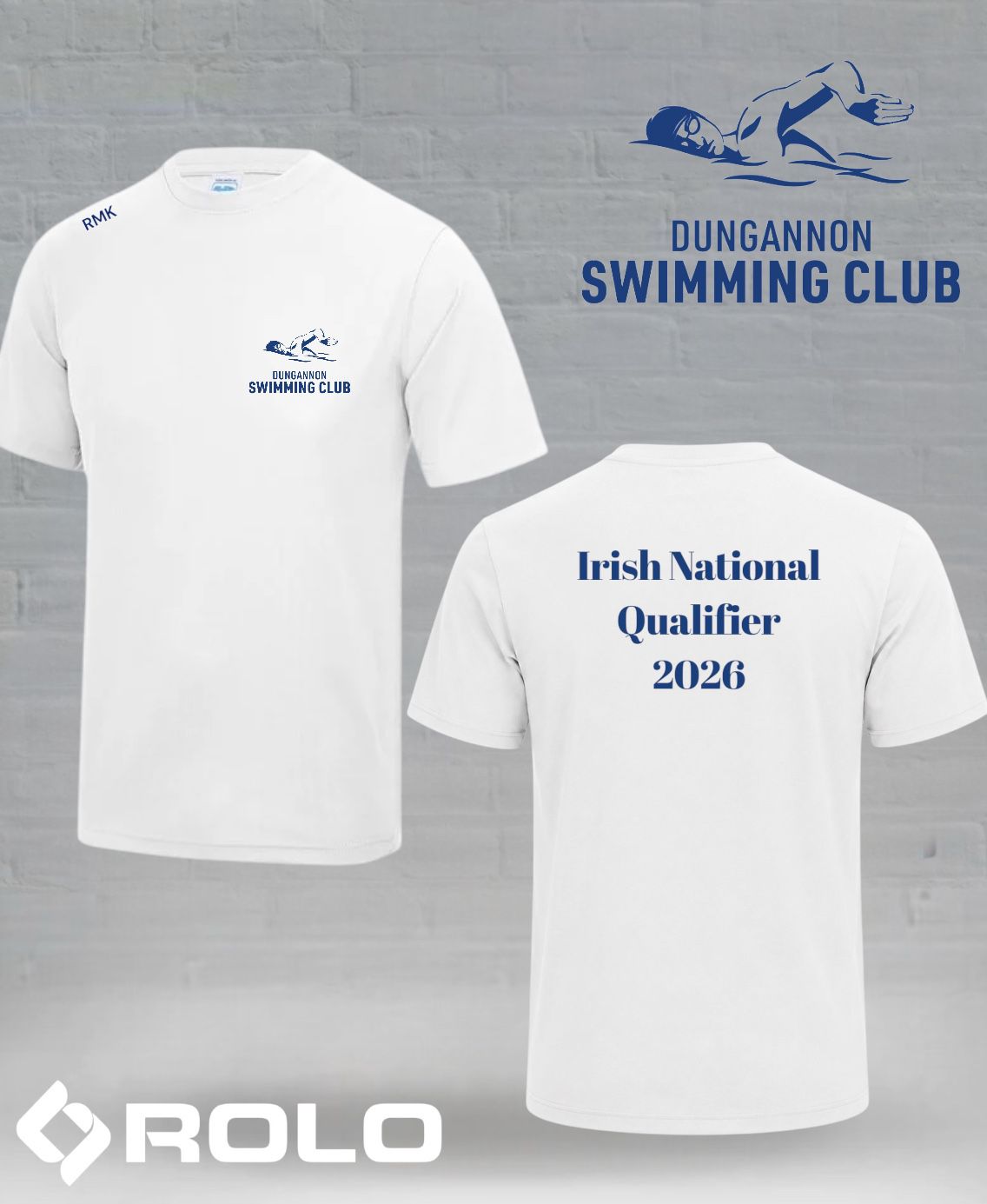 Dungannon Swim Club - Irish National Coach / National Qualifier 2026 (White)