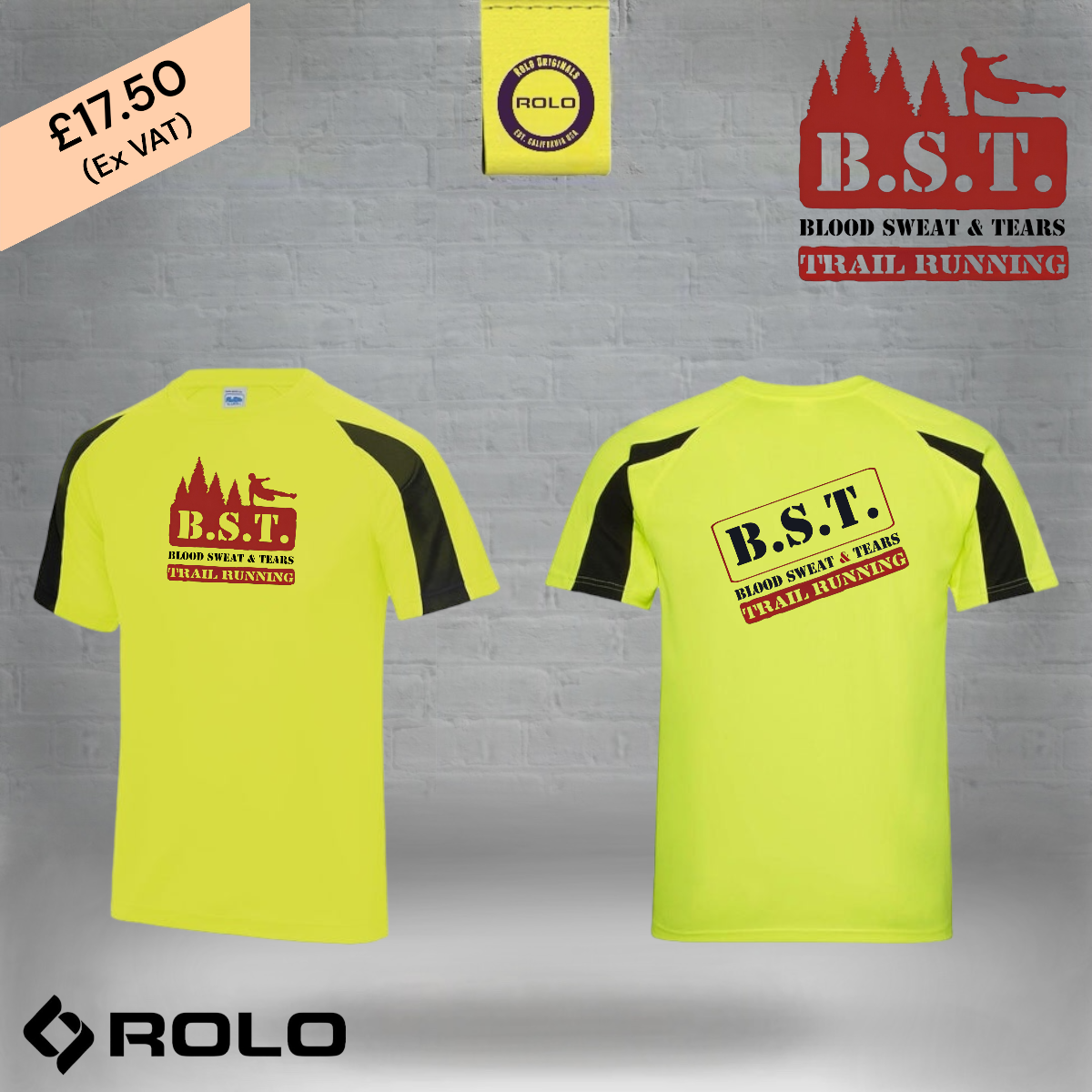 Yellow B.S.T. Sports T-shirt