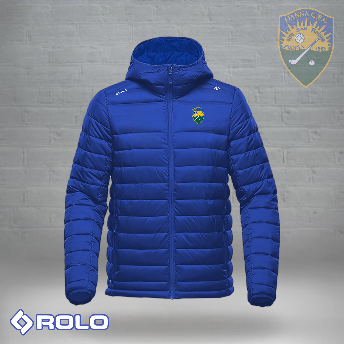 Coalisland Na Fianna GFC – Padded Jacket (Royal Blue)