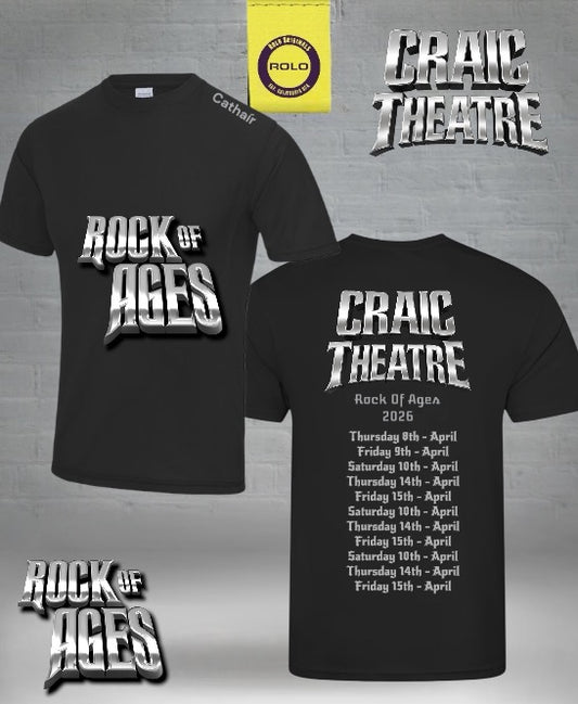 CRAIC Theatre – Rock Of Ages - T-Shirt