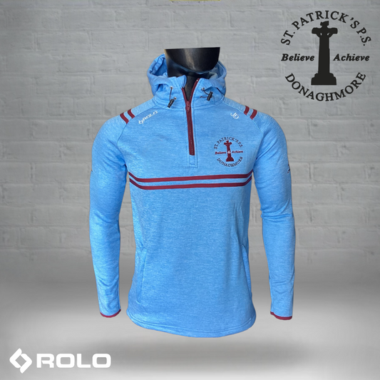 St Patrick's PS Donaghmore - Sky Blue Half Zip Hoodie