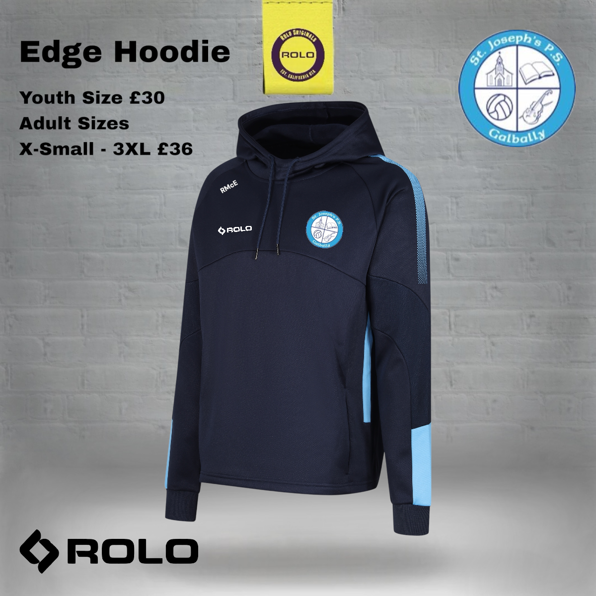 St Josephs PS Galbally Staff Edge Hoodie