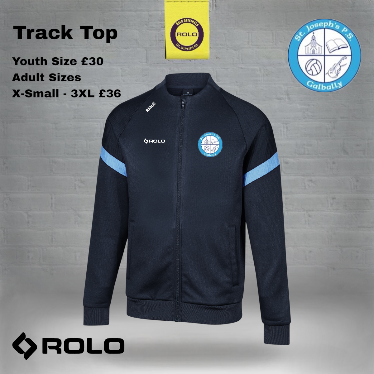 St Joseph's PS Staff Track Top