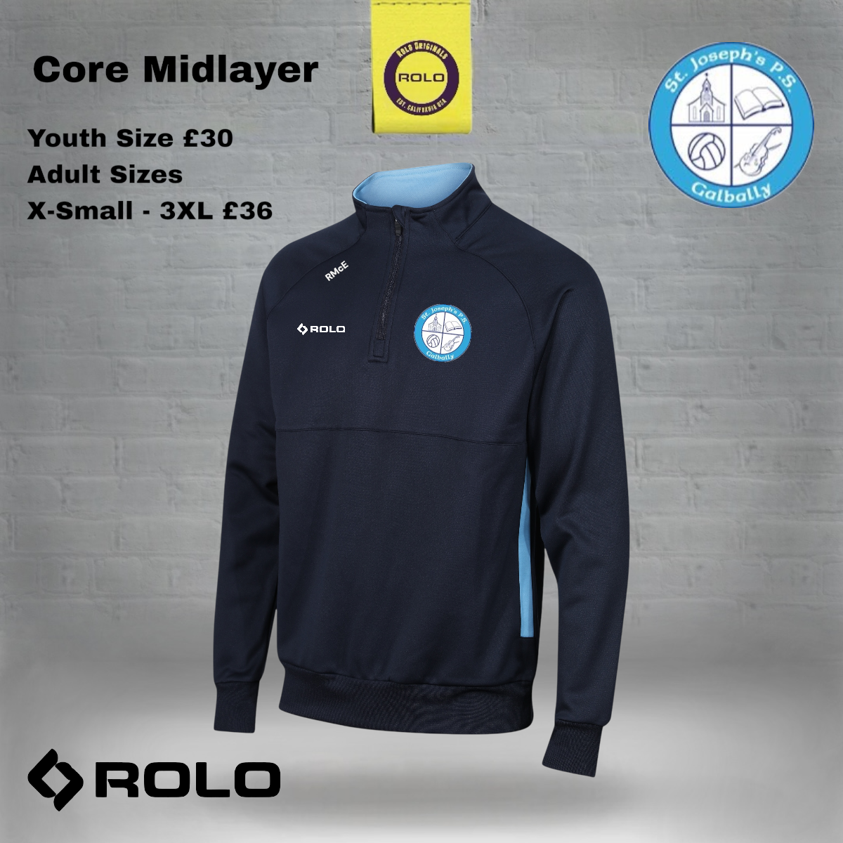 St Joseph's PS Staff Core Midlayer