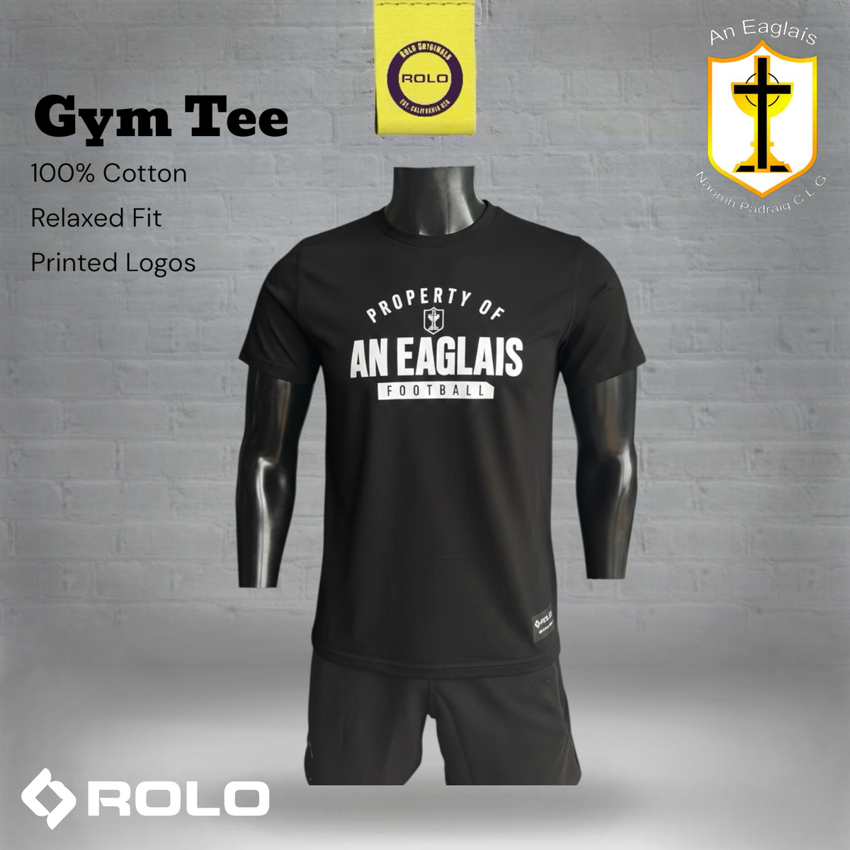 Eglish GAC - Gym Tee Black