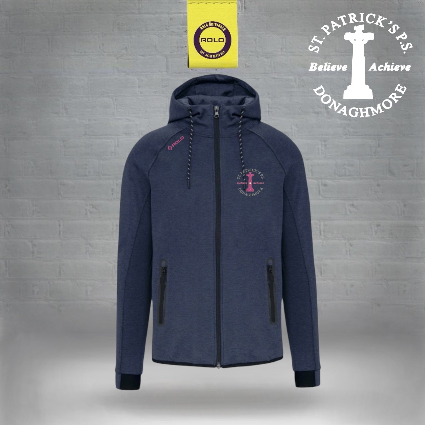 St Patrick's PS Donaghmore – Navy Full Zip Hoodie
