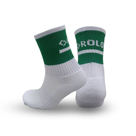 Core Mid-Socks - Maroon/White – Rolo Sports