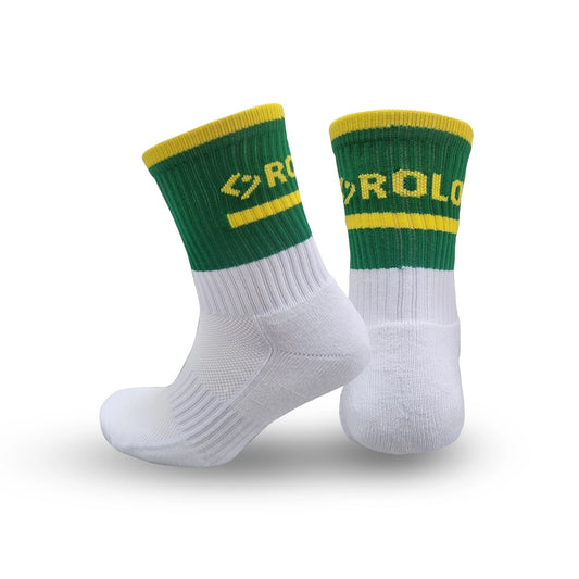 Core Mid-Socks - Green/Yellow