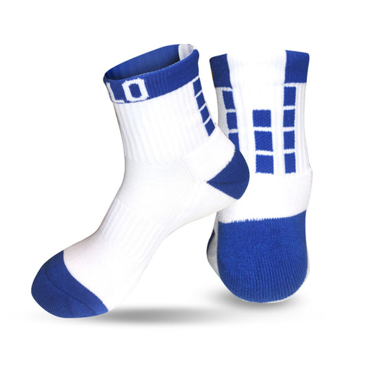 Lowrise Cushioned Ankle Socks - Blue & White