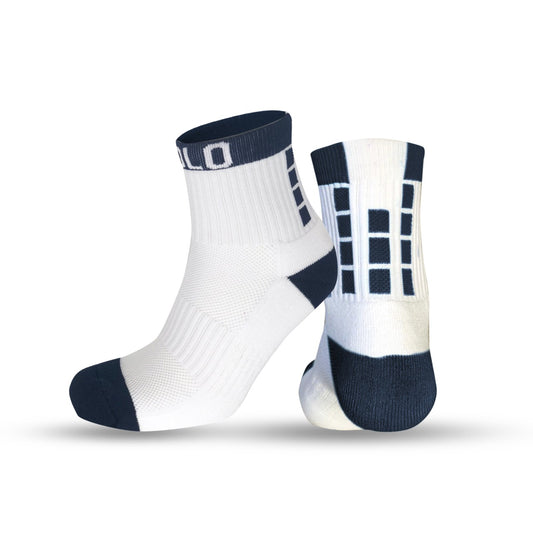 Lowrise Cushioned Ankle Socks - Navy & White
