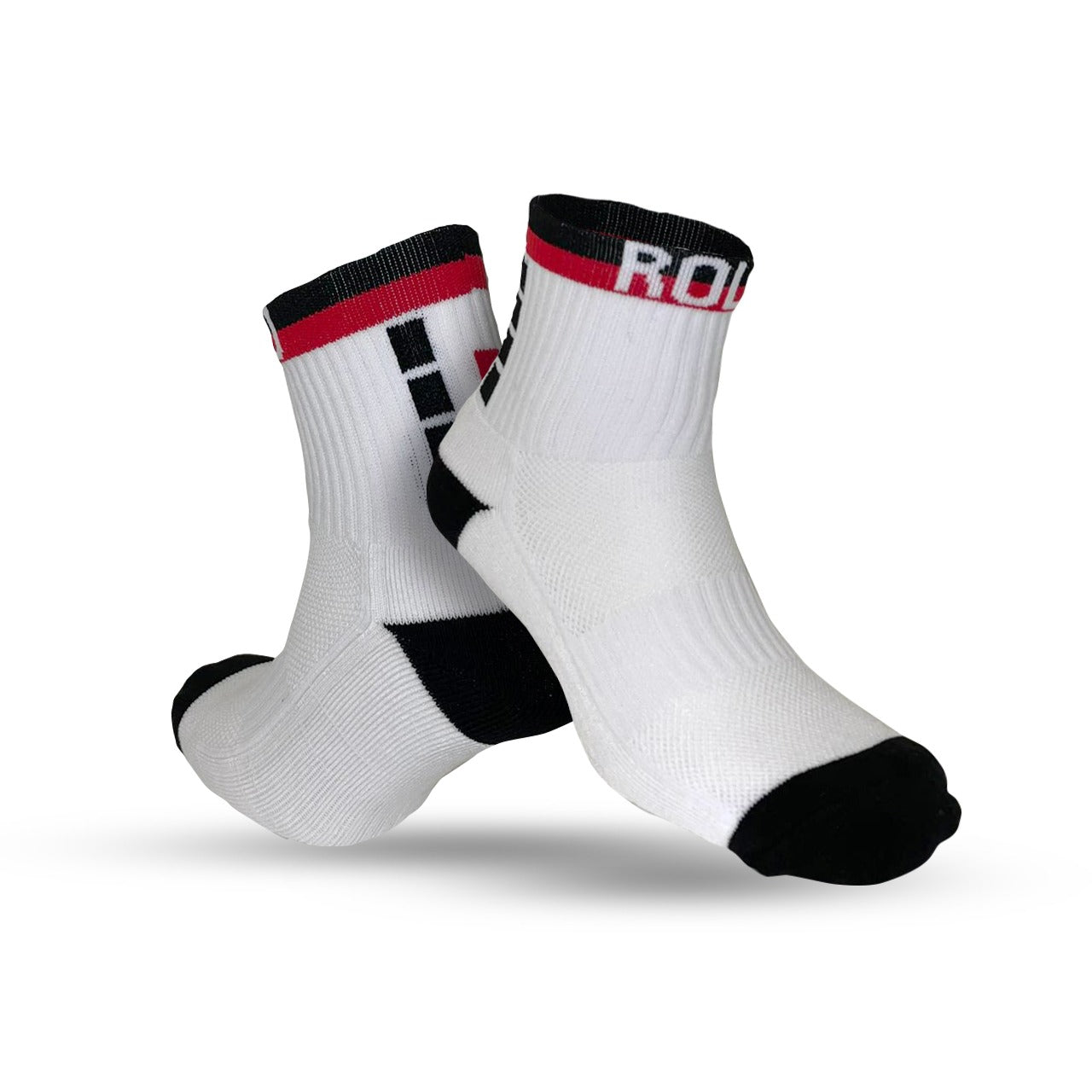Low Rise Cushioned Ankle Socks - Black/Red/White