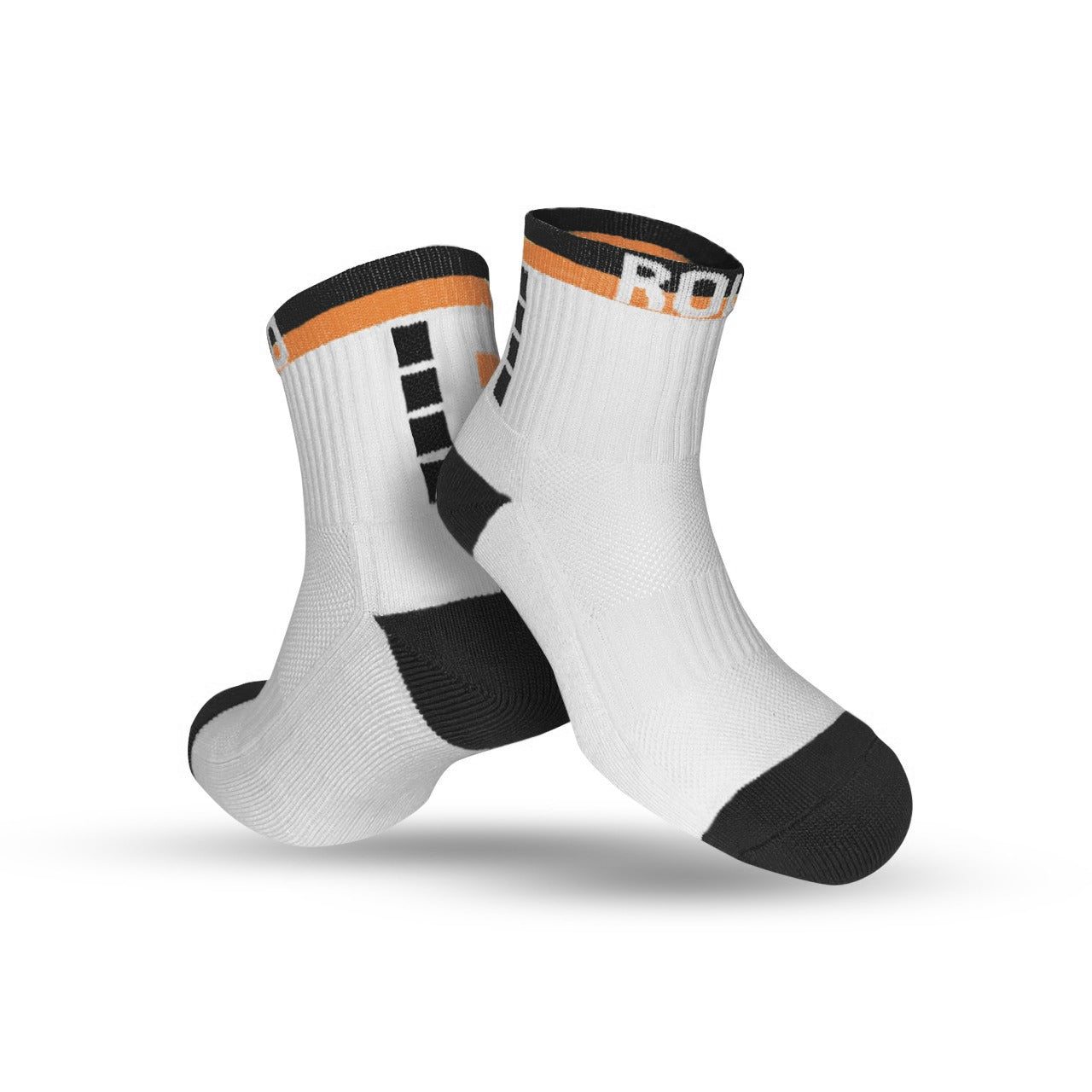 Low Rise Cushioned Ankle Socks - Black/Amber/White